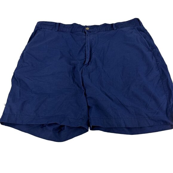 Peter Millar Blue Shorts Men's Size 36 Flat Front Golf Casual Cotton Blend - Picture 2 of 10